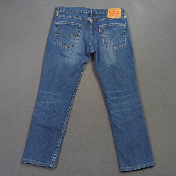 Levi's Jeans Men's 33x30 Fits 32x26 Blue 511 Slim Fit Tapered Leg Denim - Picture 2 of 12